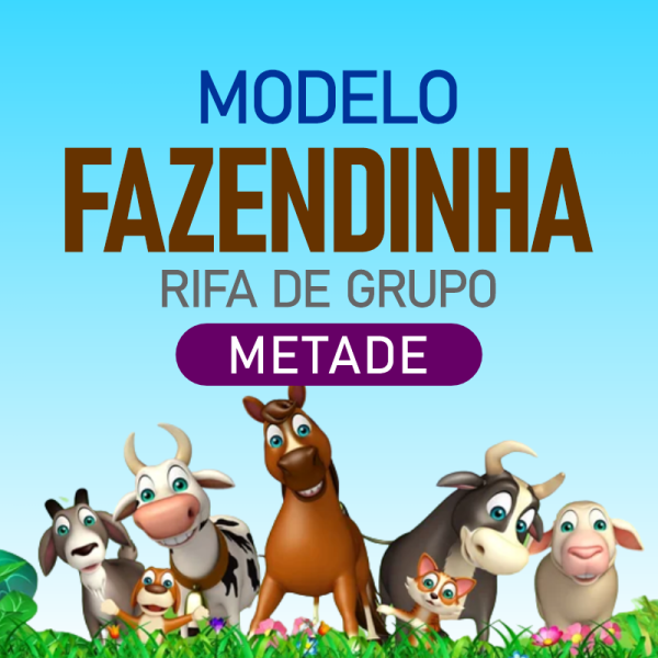 FAZENDINHA  VALOR DO PREMIO  150,00